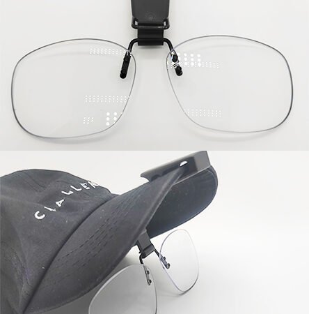 clip-on magnifier