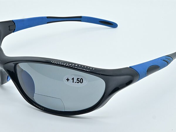 Polarized sunglasses with magnifier lense
