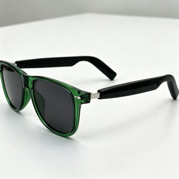 1 AI Smart Fishing Sunglasses, Bluetooth Open-Ear Audio Polarized UV400, Hands-Free Call for Outdoor Angling Driving