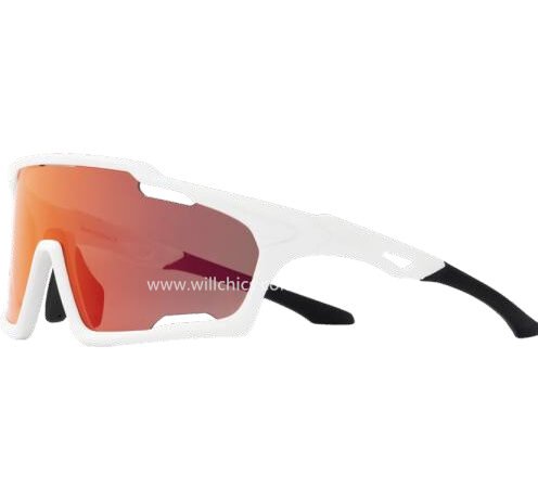 UV400 Sports Cycling Glasses with Impact-Resistant PC Lenses