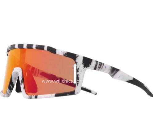 Impact-Resistant Cycling Sunglasses with High-Definition Coated Lenses