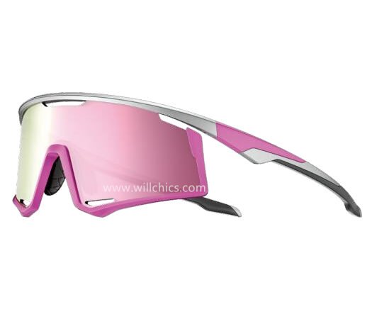 Custom Cycling Sunglasses with Impact-Resistant PC Lenses