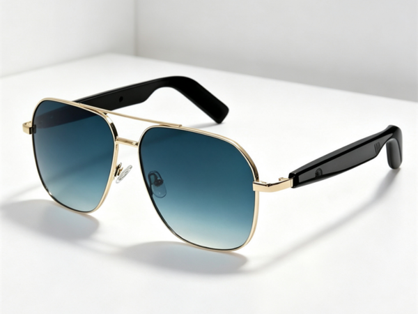 AI Smart Audio Sunglasses Polarized Sun Glasses Built-in Speaker Mic for Men Women