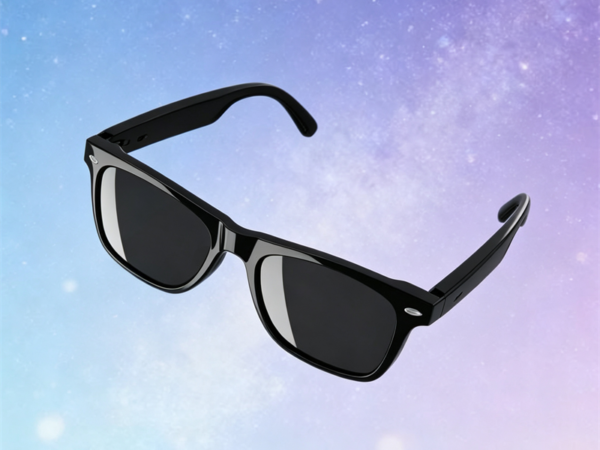 AI Smart Sunglasses, Bluetooth OpenEar Audio Sunglasses with Polarized UV400 Lens, HandsFree Call & Voice Assistant for Outdoor Sports Driving
